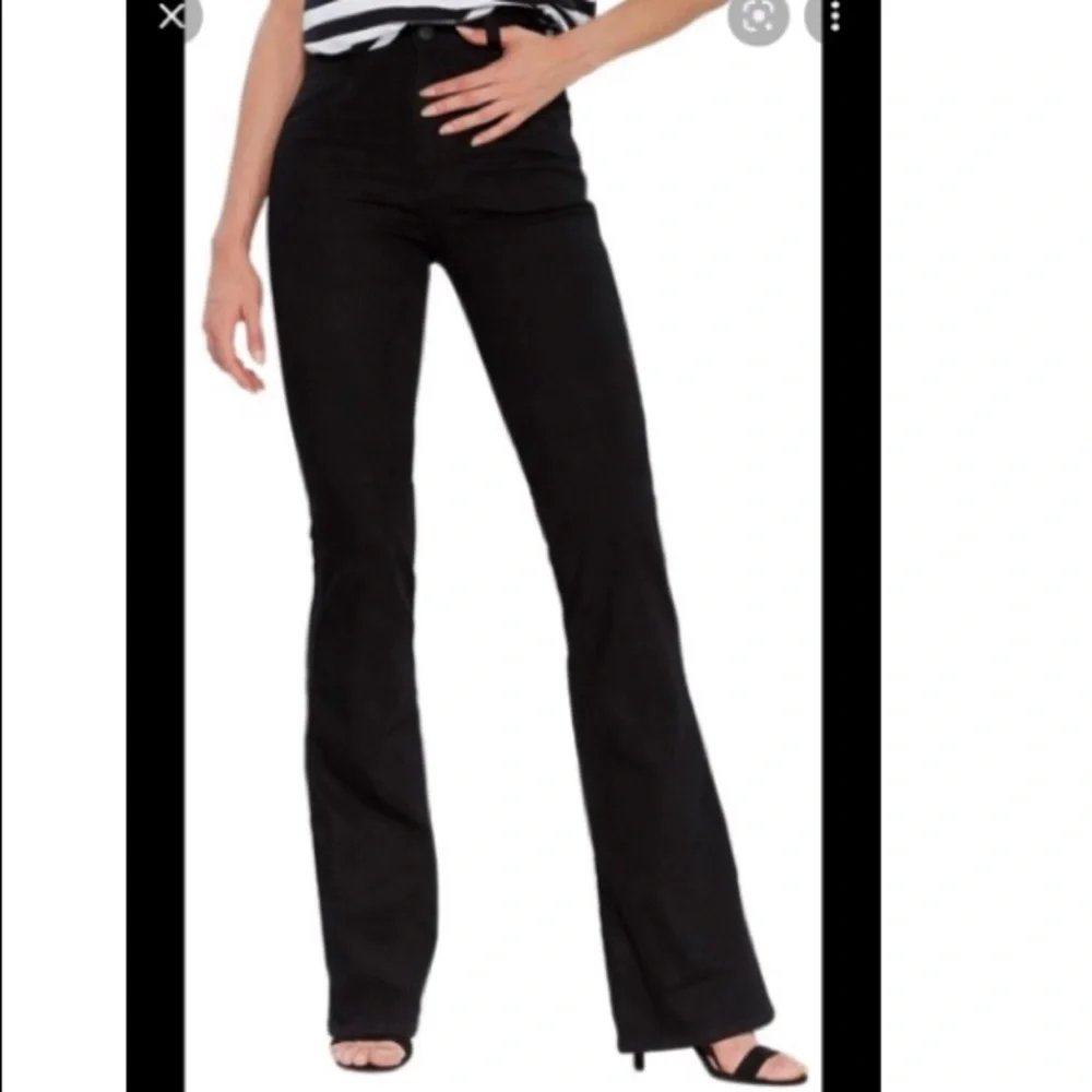 True Religion Black Joey Flared Jean Size 27 - Picture 4 of 15